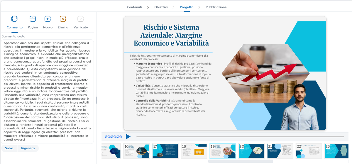 Genera contenuti e quiz
